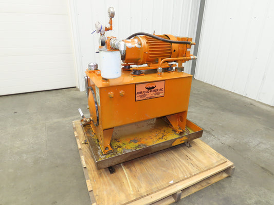 Continental RHM Hydraulic Power Unit 6.5 GPM 3500 PSI 5Hp Pump 25 Gal