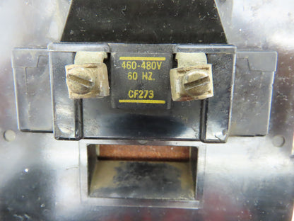Allen Bradley 509-F0B Motor Starter Contactor 200Hp 600VAC 3Ph 480V Coil Size 5