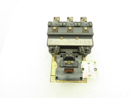 Allen Bradley 509-F0B Motor Starter Contactor 200Hp 600VAC 3Ph 480V Coil Size 5