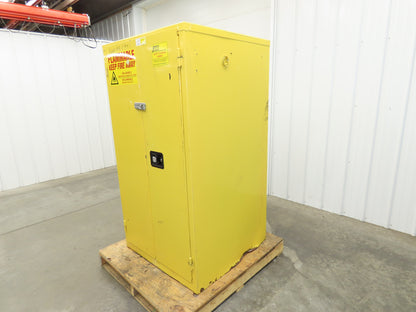 Jamco BM60 Flammable Safety Cabinet 60 Gallon Yellow Flammable Liquid
