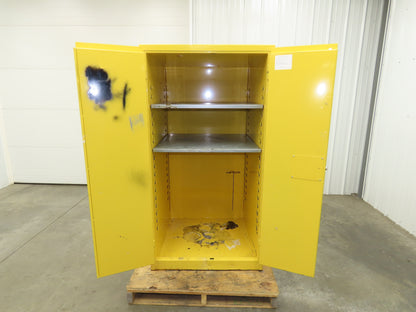 Jamco BM60 Flammable Safety Cabinet 60 Gallon Yellow Flammable Liquid