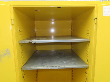 Jamco BM60 Flammable Safety Cabinet 60 Gallon Yellow Flammable Liquid