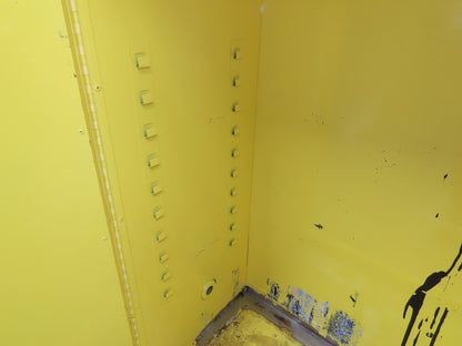 Justrite 25300 Yellow Flammable Safety Cabinet Dual Door 30 Gallon Liquid