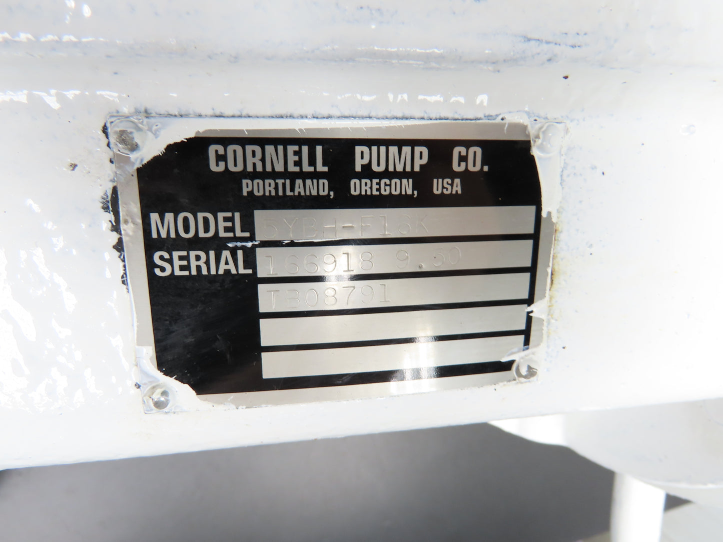 Cornell 5YBH-F16K Horizontal Centrifugal Pump 8"x 5" Flanged Discharge -Rebuilt-