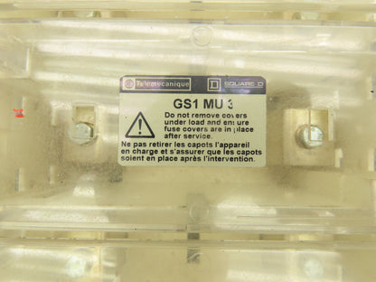 Telemecanique GS1 MU 3 J 200A Fused Disconnect Switch 3-Pole 200A 600VAC 250VDC