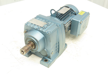 Sew Eurodrive R57DT80N4 Inline Gearmotor 80.55 Ratio 21rpm 1Hp 230/460V 3PH