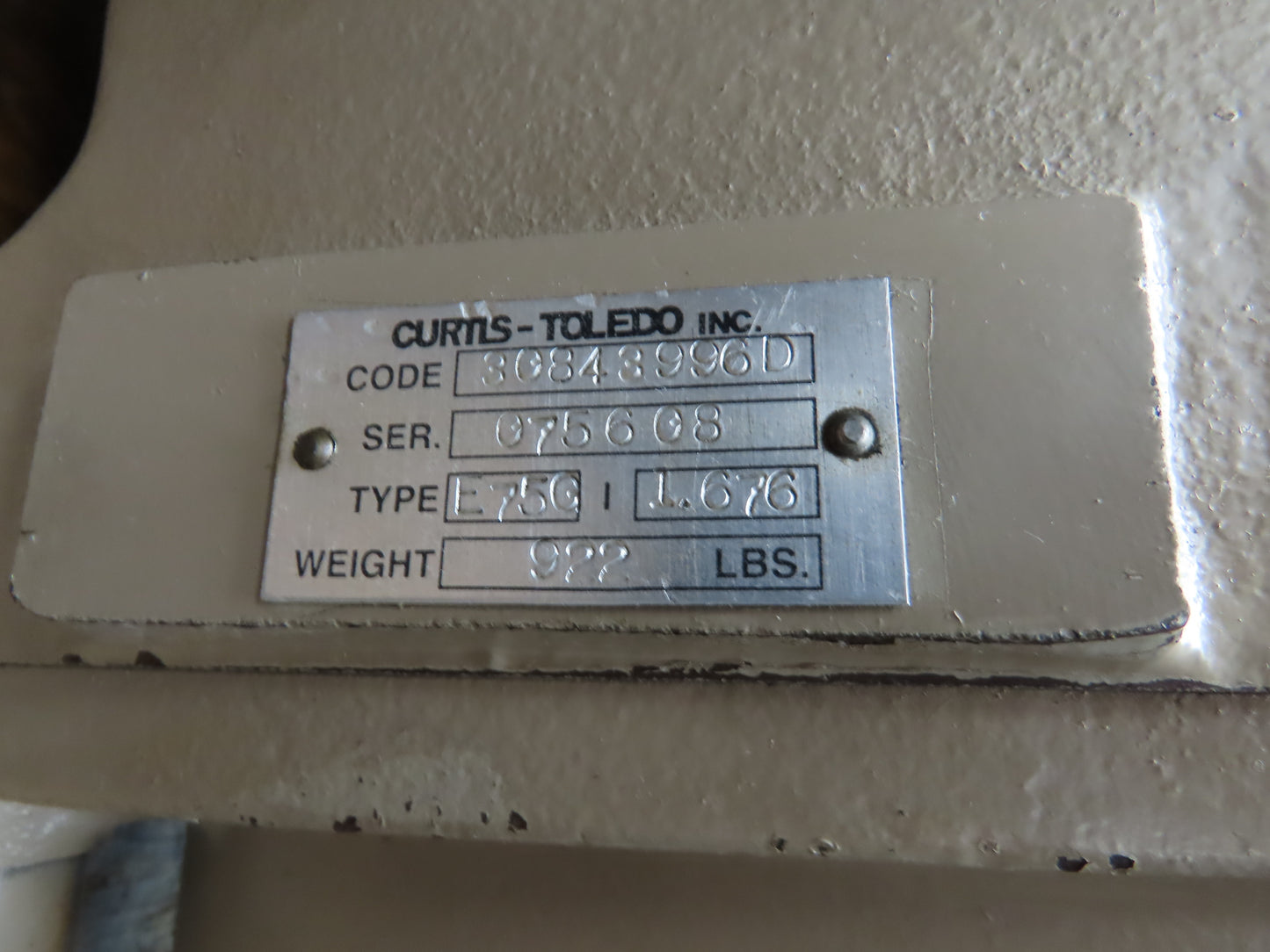 Curtis Toledo E75G Rotary Screw Air Compressor Air End 1.676 Ratio