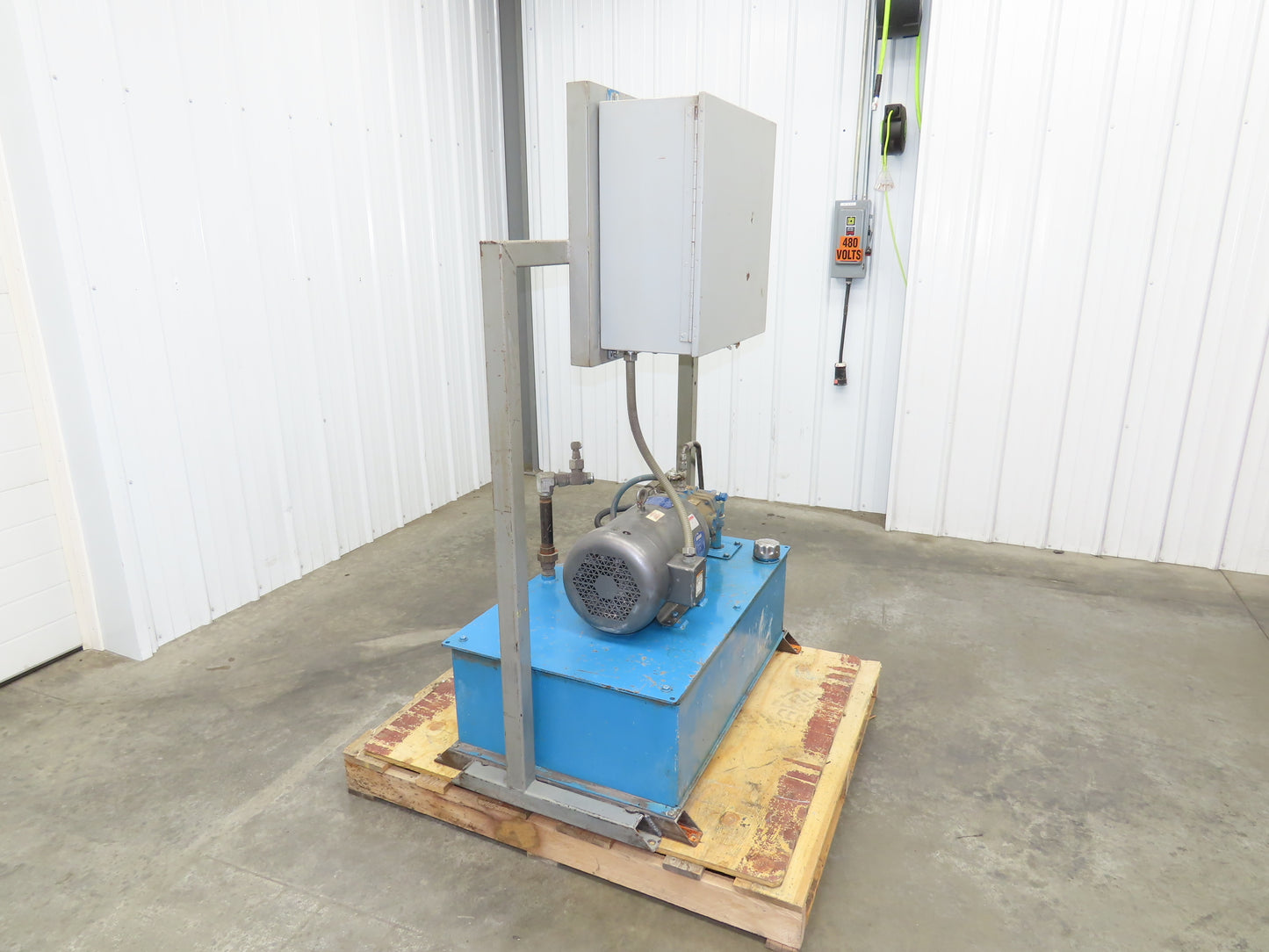 Eaton Vickers 02-341558 Hydraulic Power Unit 10GPM 230/460V 3Ph 30 Gallon Tank