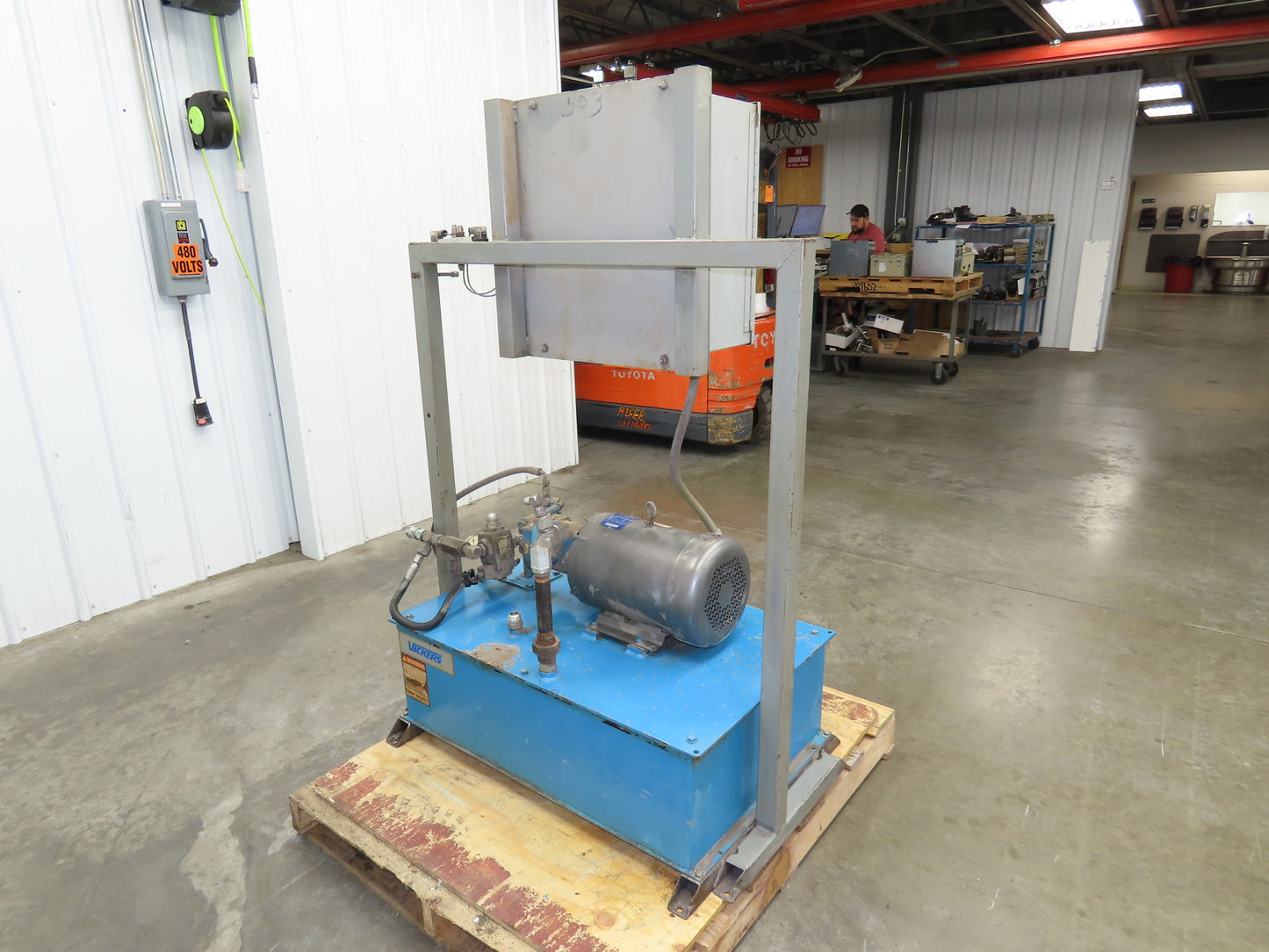 Eaton Vickers 02-341558 Hydraulic Power Unit 10GPM 230/460V 3Ph 30 Gallon Tank