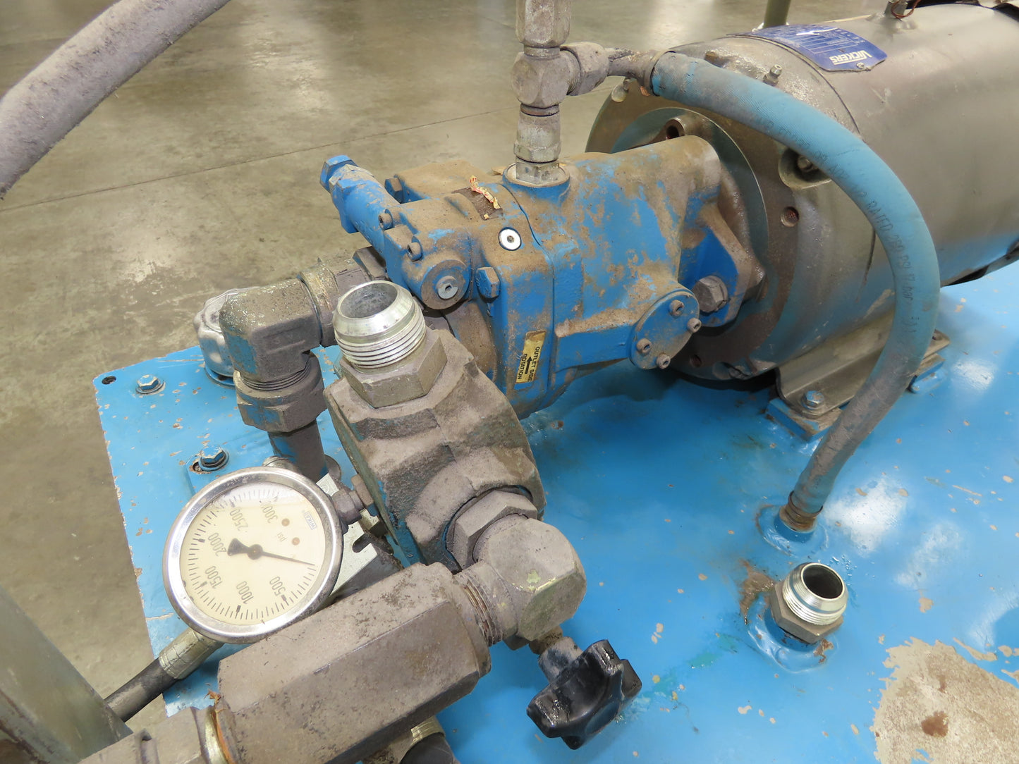 Eaton Vickers 02-341558 Hydraulic Power Unit 10GPM 230/460V 3Ph 30 Gallon Tank