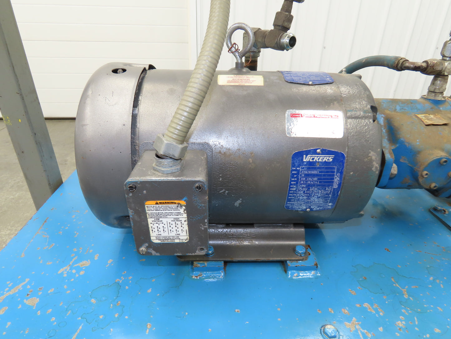 Eaton Vickers 02-341558 Hydraulic Power Unit 10GPM 230/460V 3Ph 30 Gallon Tank