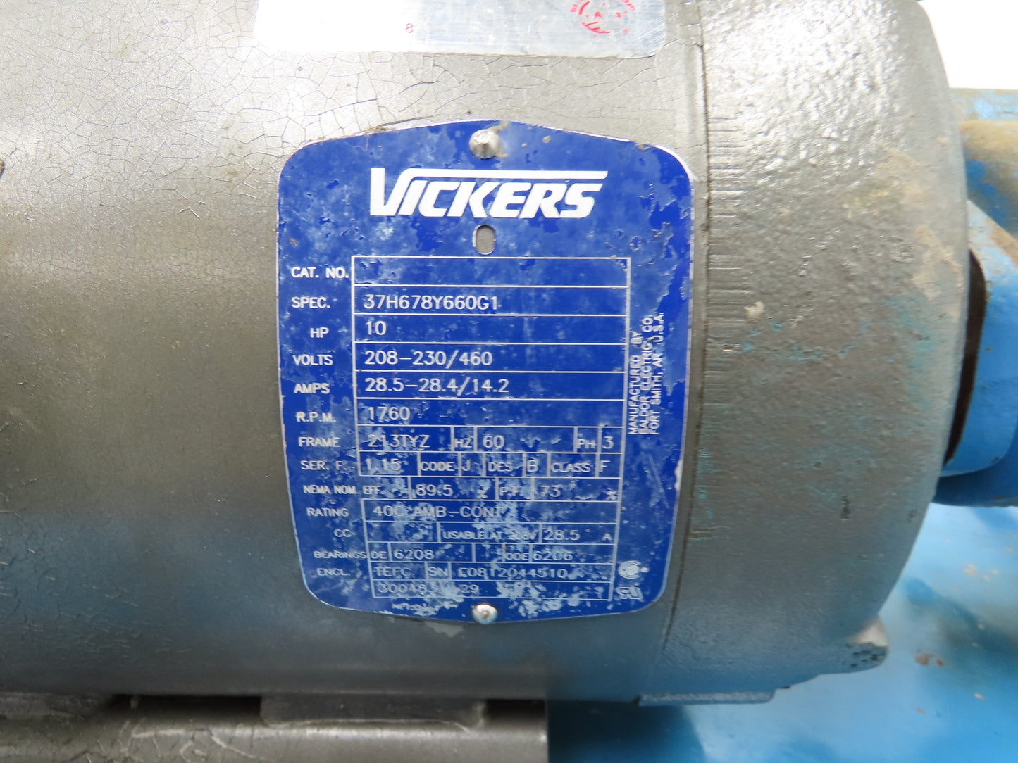 Eaton Vickers 02-341558 Hydraulic Power Unit 10GPM 230/460V 3Ph 30 Gallon Tank