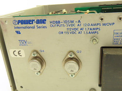 Power-One HDBB-105W-A Power Supply 105W W/Rockwell Secondary Performance Board