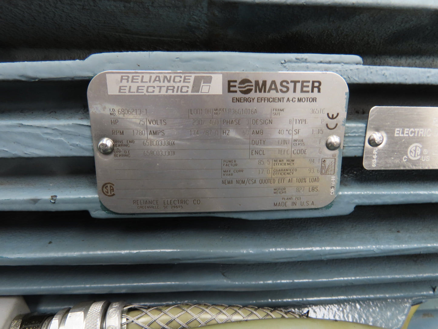 Oilgear Hydraulic Power Unit 90.9 GPM 3000 PSI 70 Hp Triple Pump 120 Gal