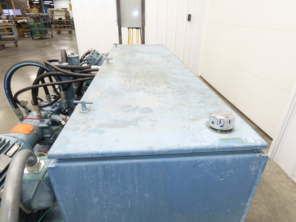 Oilgear Hydraulic Power Unit 90.9 GPM 3000 PSI 70 Hp Triple Pump 120 Gal