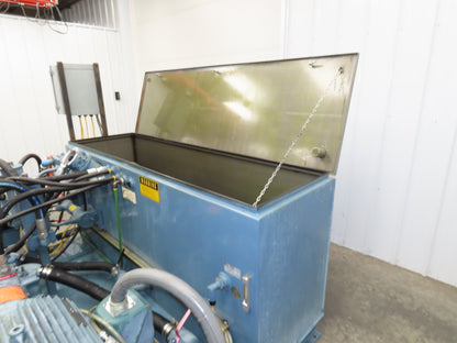 Oilgear Hydraulic Power Unit 90.9 GPM 3000 PSI 70 Hp Triple Pump 120 Gal