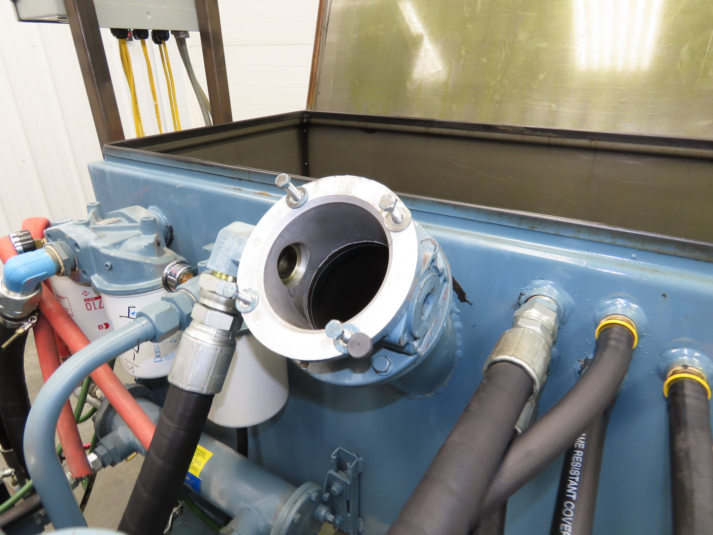 Oilgear Hydraulic Power Unit 90.9 GPM 3000 PSI 70 Hp Triple Pump 120 Gal