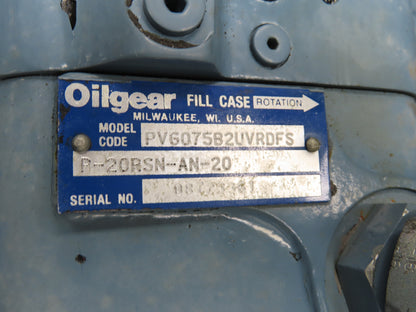 Oilgear Hydraulic Power Unit 90.9 GPM 3000 PSI 70 Hp Triple Pump 120 Gal