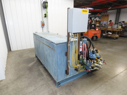 Oilgear Hydraulic Power Unit 90.9 GPM 3000 PSI 70 Hp Triple Pump 120 Gal
