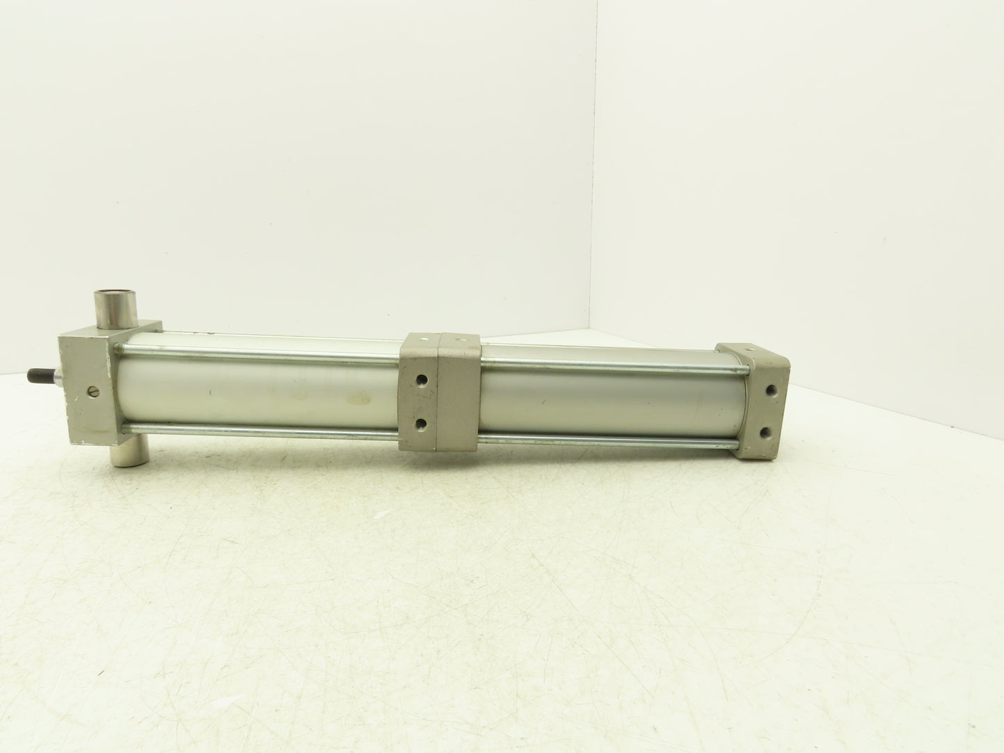 SMC NCDA1U250-0600+0000-XC11  2-Stage Pneumatic Air Cylinder 2.5" Bore 6" Stroke