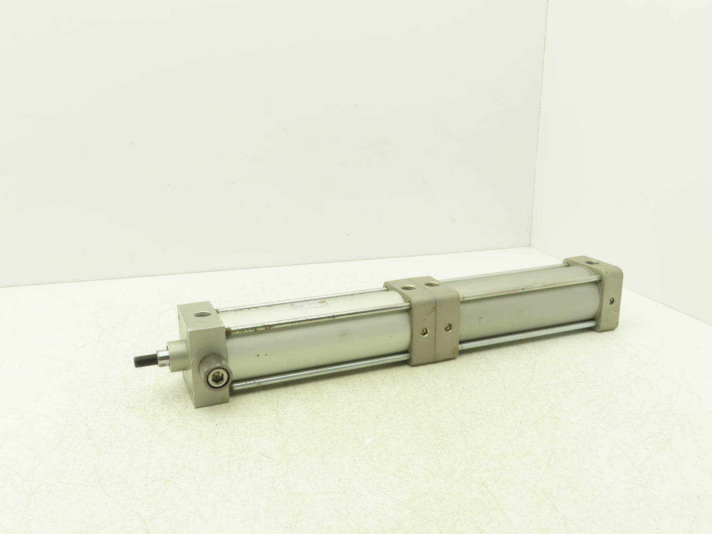SMC NCDA1U250-0600+0000-XC11  2-Stage Pneumatic Air Cylinder 2.5" Bore 6" Stroke