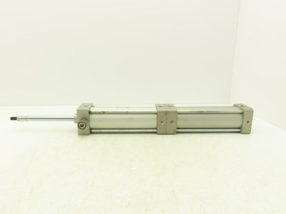 SMC NCDA1U250-0600+0000-XC11  2-Stage Pneumatic Air Cylinder 2.5" Bore 6" Stroke