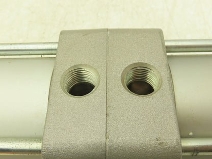 SMC NCDA1U250-0600+0000-XC11  2-Stage Pneumatic Air Cylinder 2.5" Bore 6" Stroke