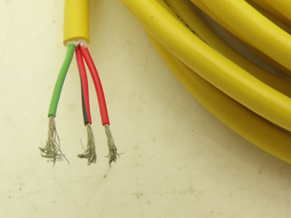 Balluff C21BE300VY300F Connector Cable 3 Pin Right Angle Female to Flying Leads