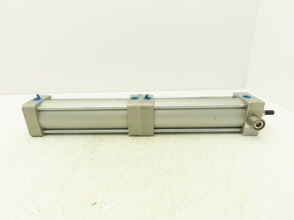 SMC NCDA1U250-0600+0000-XC11  2-Stage Pneumatic Air Cylinder 2.5" Bore 6" Stroke