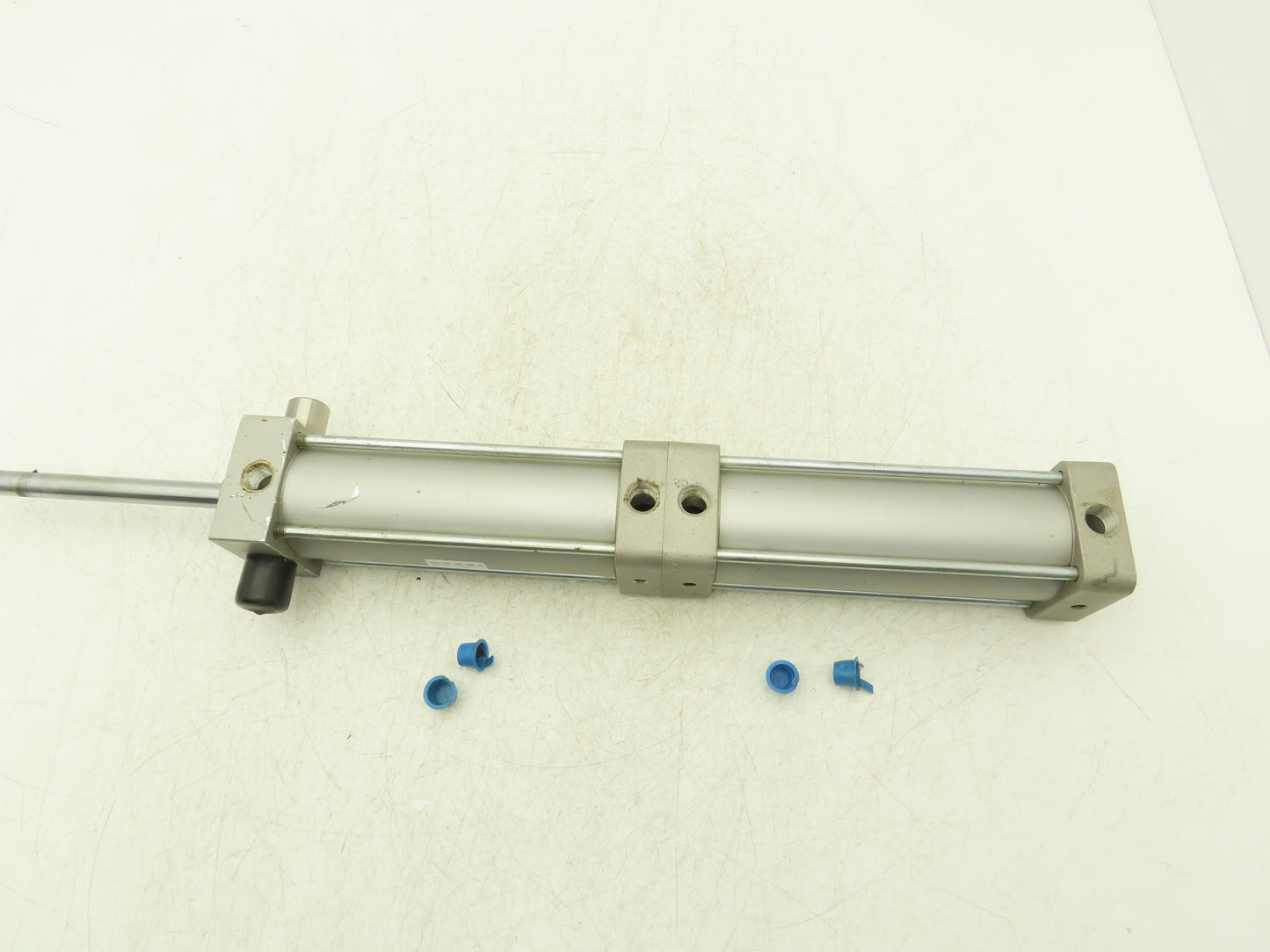 SMC NCDA1U250-0600+0000-XC11  2-Stage Pneumatic Air Cylinder 2.5" Bore 6" Stroke