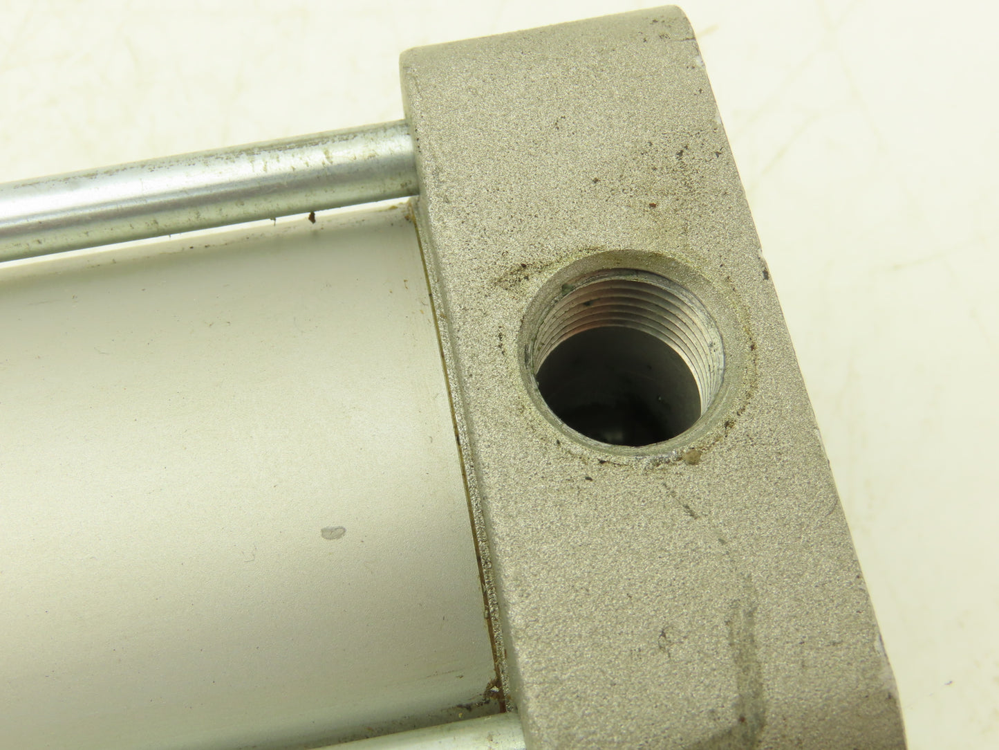 SMC NCDA1U250-0600+0000-XC11  2-Stage Pneumatic Air Cylinder 2.5" Bore 6" Stroke