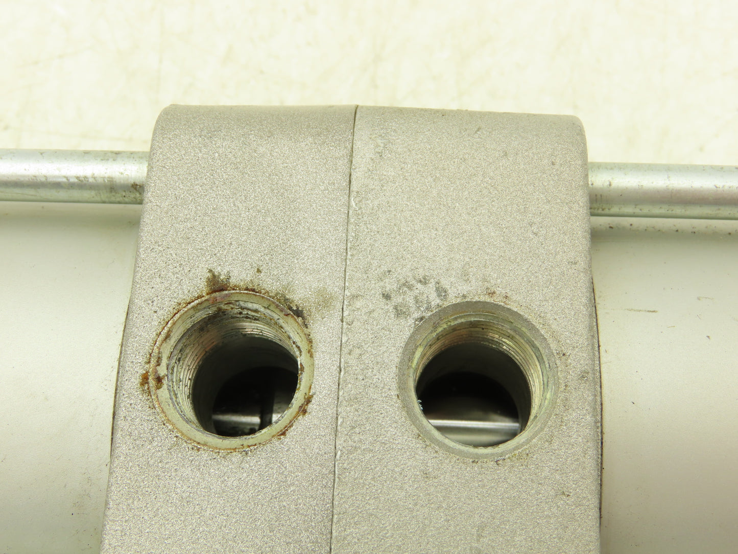 SMC NCDA1U250-0600+0000-XC11  2-Stage Pneumatic Air Cylinder 2.5" Bore 6" Stroke