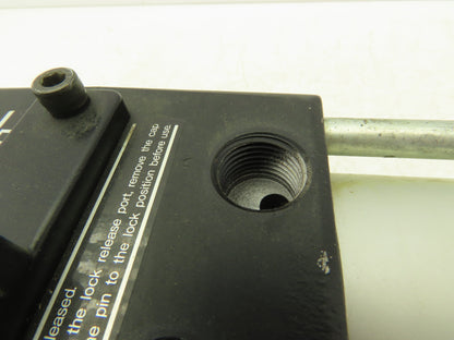 SMC Multi-Stage Pneumatic Air Cylinder 80mm Bore 100+55mm Stroke 145PSI Locking