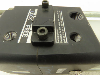 SMC Multi-Stage Pneumatic Air Cylinder 80mm Bore 100+55mm Stroke 145PSI Locking