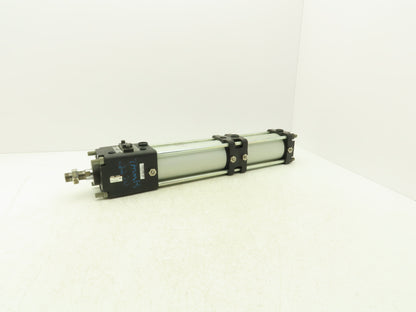 SMC Multi-Stage Pneumatic Air Cylinder 80mm Bore 100+55mm Stroke 145PSI Locking