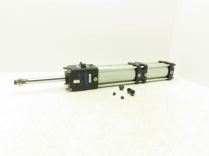 SMC Multi-Stage Pneumatic Air Cylinder 80mm Bore 100+55mm Stroke 145PSI Locking