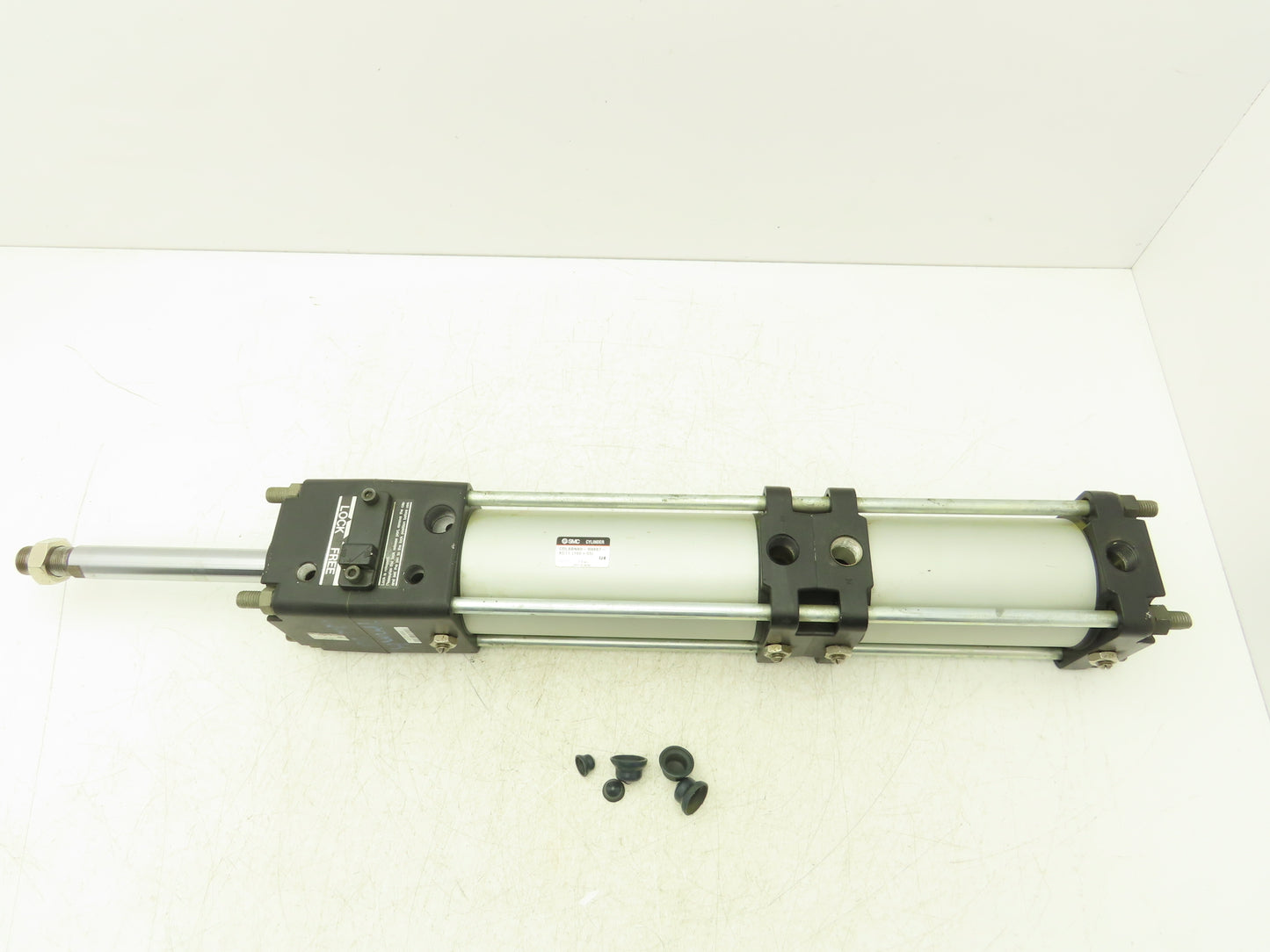 SMC Multi-Stage Pneumatic Air Cylinder 80mm Bore 100+55mm Stroke 145PSI Locking