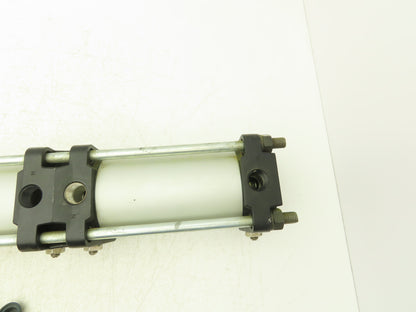 SMC Multi-Stage Pneumatic Air Cylinder 80mm Bore 100+55mm Stroke 145PSI Locking