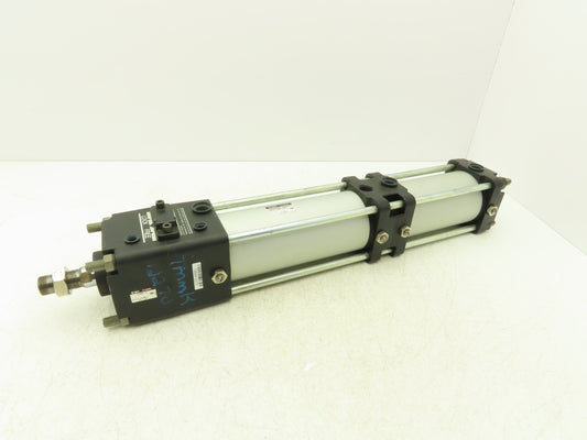 SMC Multi-Stage Pneumatic Air Cylinder 80mm Bore 100+55mm Stroke 145PSI Locking