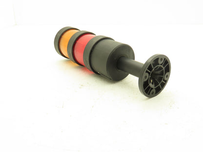 Telemecanique XVB C35  2 Light Indicator Tower Mountable Aluminum Base Lot Of 2