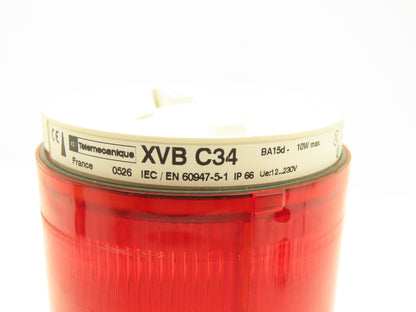 Telemecanique XVB C35  2 Light Indicator Tower Mountable Aluminum Base Lot Of 2