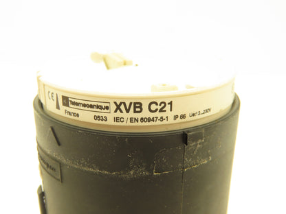 Telemecanique XVB C35  2 Light Indicator Tower Mountable Aluminum Base Lot Of 2