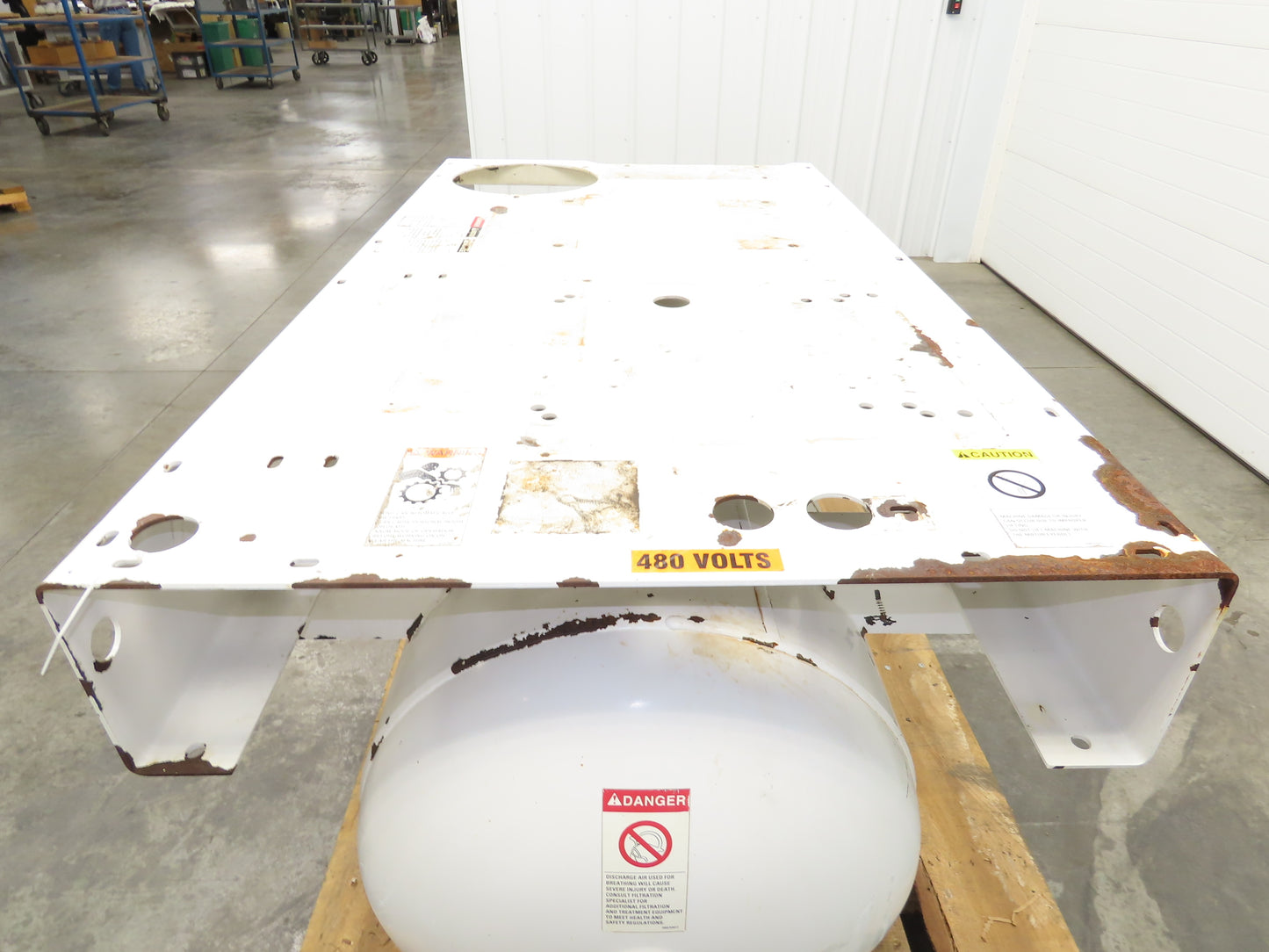 Manchester Compressed Air Receiver Tank 120 Gallon 200PSI 650°F Compressor