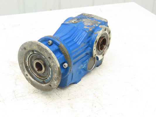 STM OMF 71 Helical Gearbox 179.6:1 Reducer 10rpm 35mm Hollow Shaft
