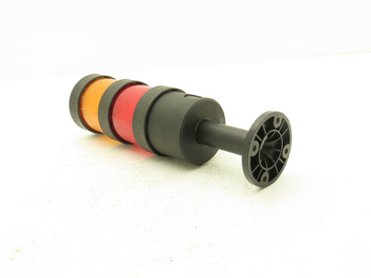 Telemecanique XVB C35 Light Indicator Tower Mountable Aluminum Base Lot Of 3