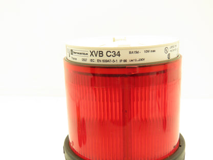 Telemecanique XVB C35 Light Indicator Tower Mountable Aluminum Base Lot Of 3