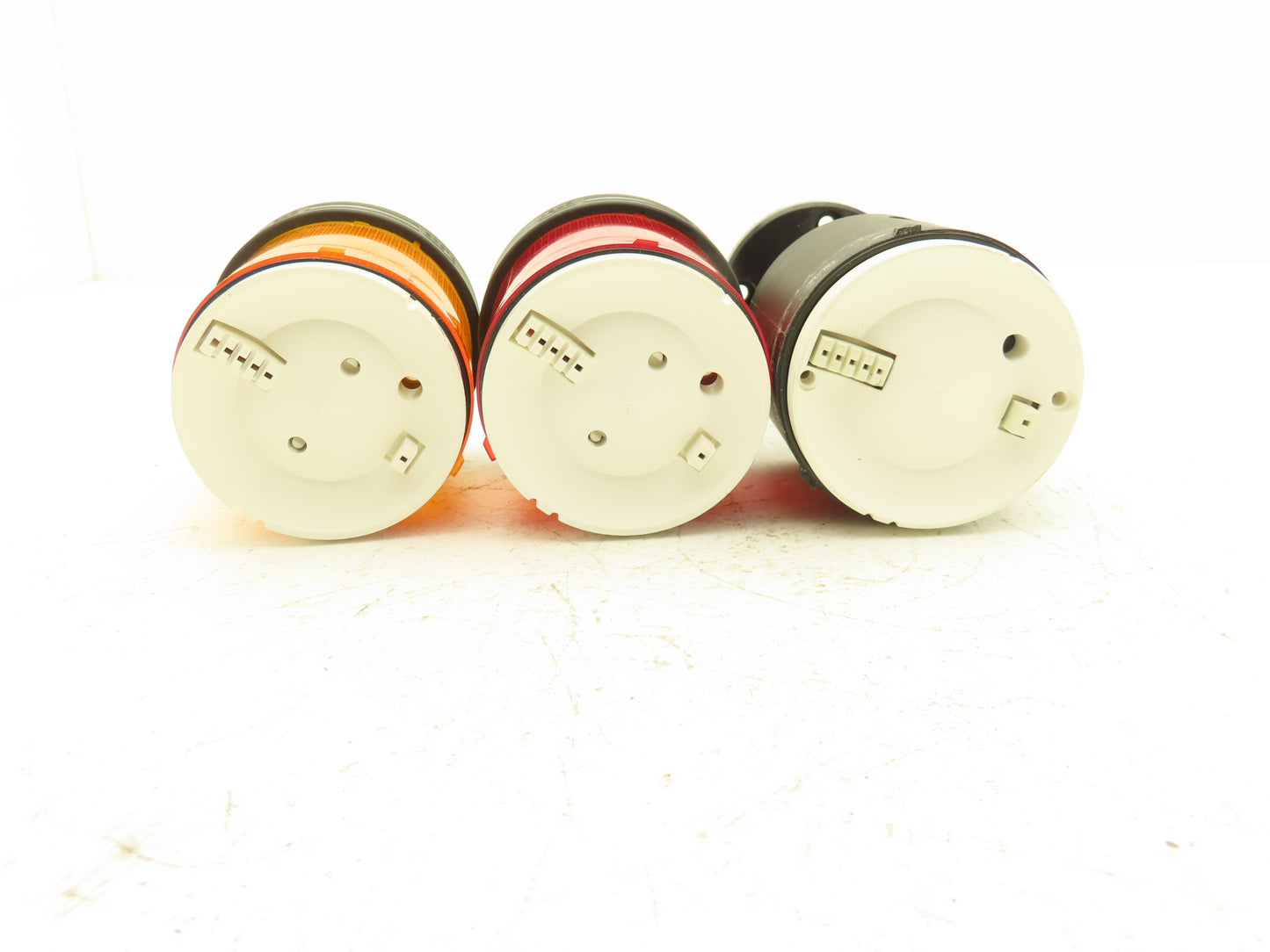 Telemecanique XVB C35 Light Indicator Tower Mountable Aluminum Base Lot Of 3