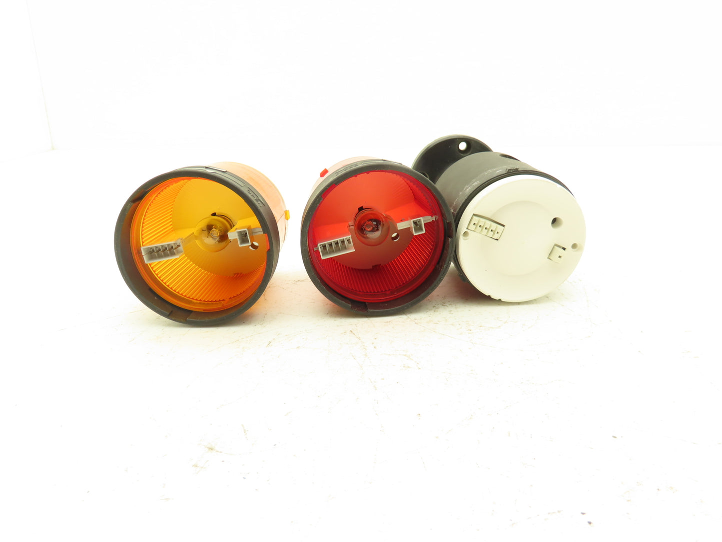 Telemecanique XVB C35 Light Indicator Tower Mountable Aluminum Base Lot Of 3