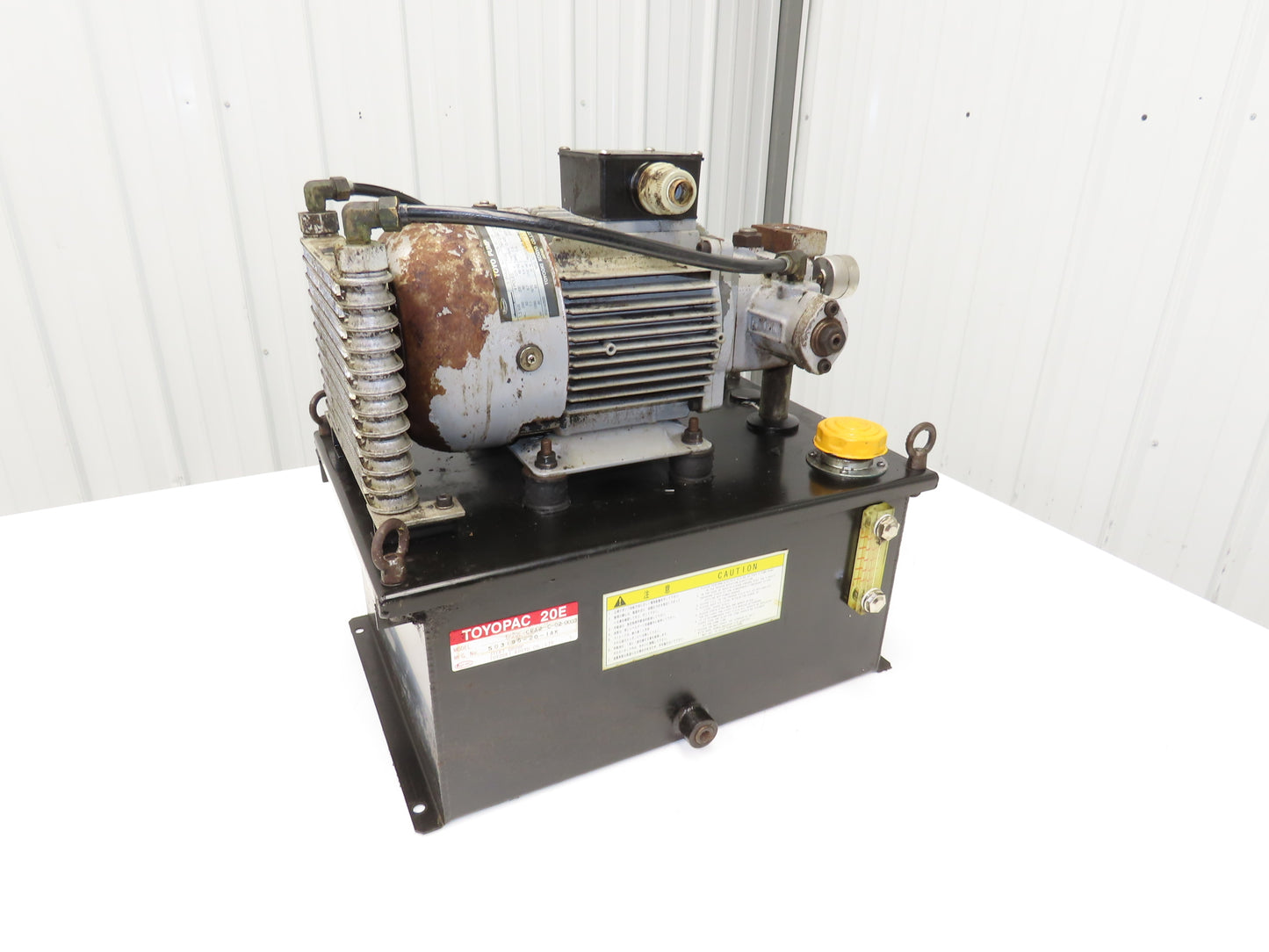 Toyo-Oki Toyopac TP20E-CEA2-C-02 Hydraulic Power Unit 5 Gal 8 GPM 1.5kw 220V 3PH