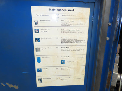 Jakob Handte MF-L 40/8/1 Trumpf CNC Laser Dust Collector Surface Filter 2 bm3/h